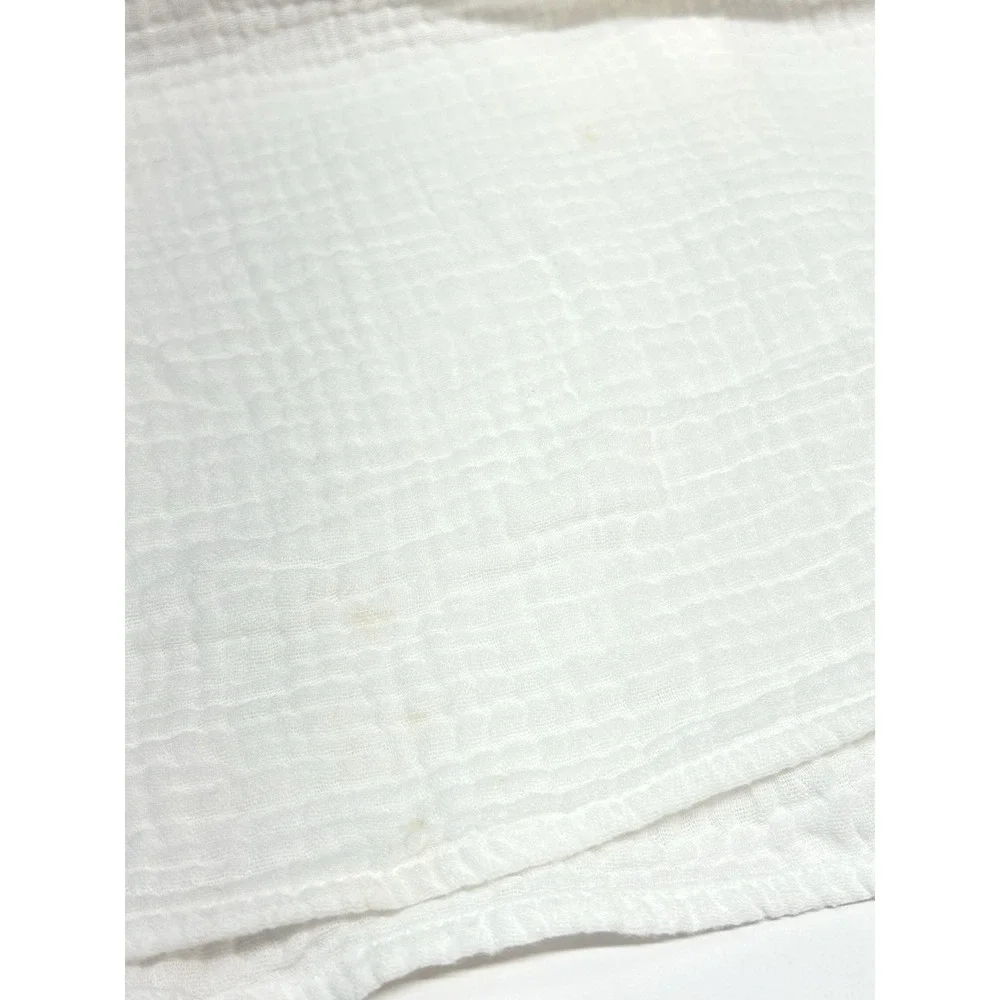 Joie Womens Gauzy Cotton Midi Skirt Size M White Coastal Resort Beachy Preppy